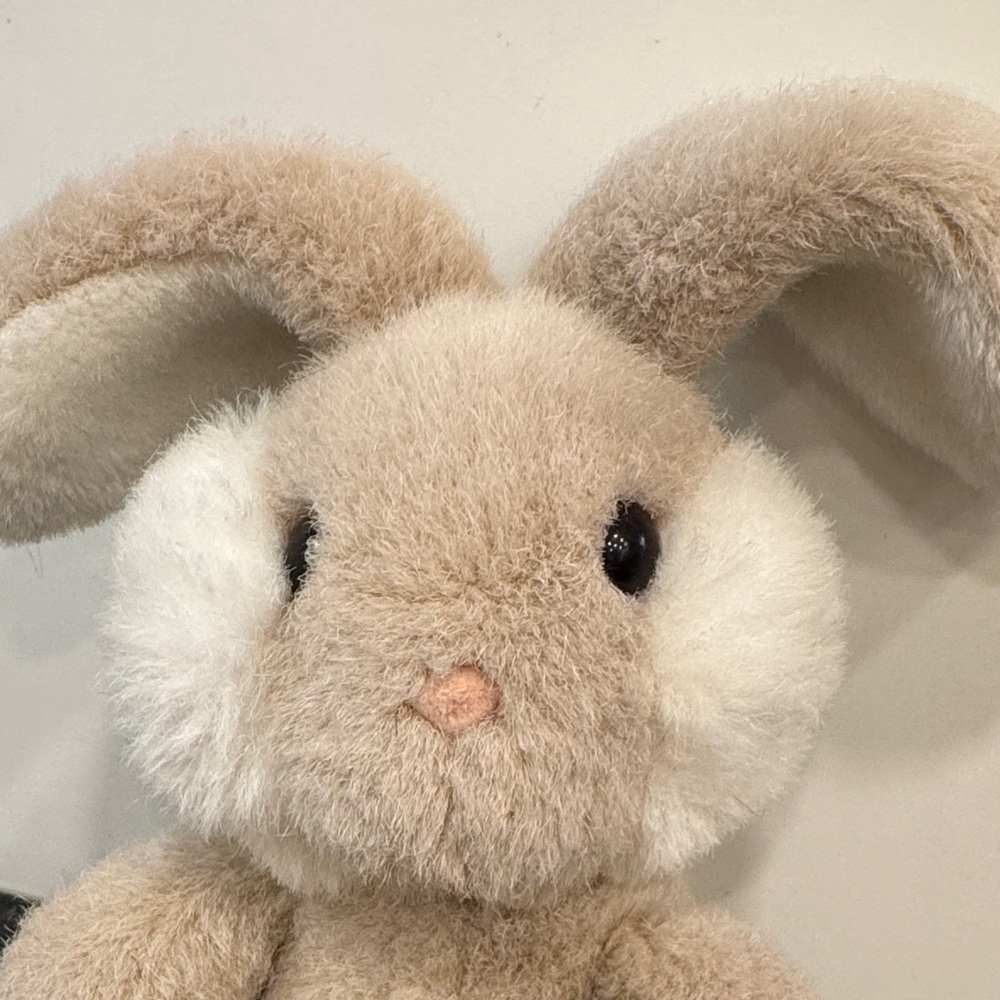Vintage 1984 Gund Tan and White Bunny Rabbit Plush Stuffed Animal 10” - Picture 2 of 8